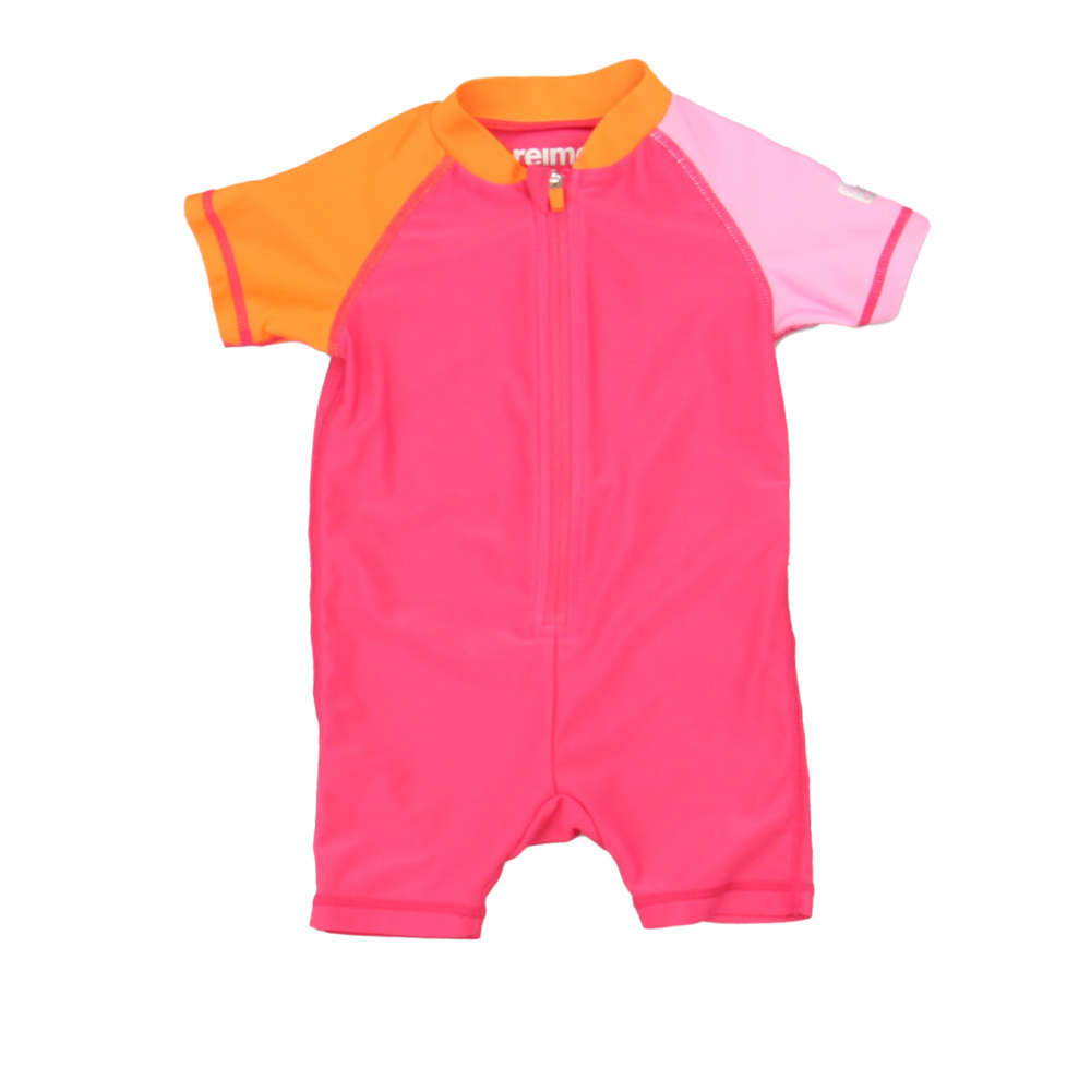 Reima Girls Pink | Orange 1-piece Swimsuit size: 0-3 Months